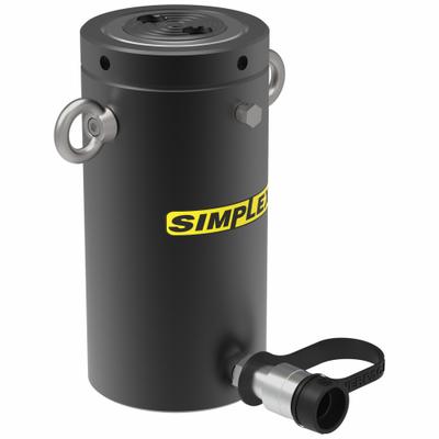SIMPLEX Lock Nut Hydraulic Ram: 55 ton Nominal Capacity, 6 in Nominal Stroke Lg - General Purpose Lock Nut Rams
