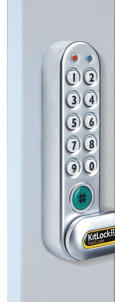 CODELOCKS Electronic Keyless Lock: Powder Coated - Electronic Keypad Cabinet & Locker Locks