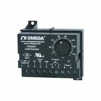 OMEGA Dial Limit Controller: CN3261, L, Limit, 120V AC, 0°C to 60°C, (1) 3A Relay, 64 mm Overall Lg (MPN CN3261-KF). Key specifications — Brand: OMEGA; Alarms: (1) 3A Relay; Control Mode: Limit; Current: 1.5A; Input Voltage: 120V AC; Output: (1) SPDT Relay at 3.8A Resistance and 1.5A Pilot Duty 120V AC; Product Type: Limit Controller; Sensor Type: L.