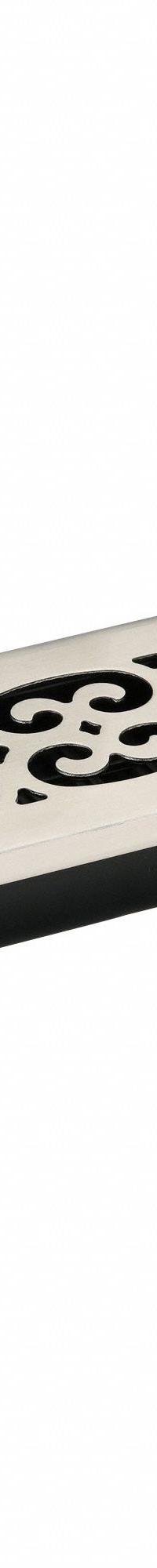 Floor Register: Floor, 13 1/2 in H, 3 3/4 in W, Decorative, Brushed, Nickel, Steel Grille, One-Way (MPN SPH212-NKL). Key specifications — Adjustable Blades: No; Brand: DECOR GRATES; Airflow Directions: One-Way; Grille Color: Nickel.