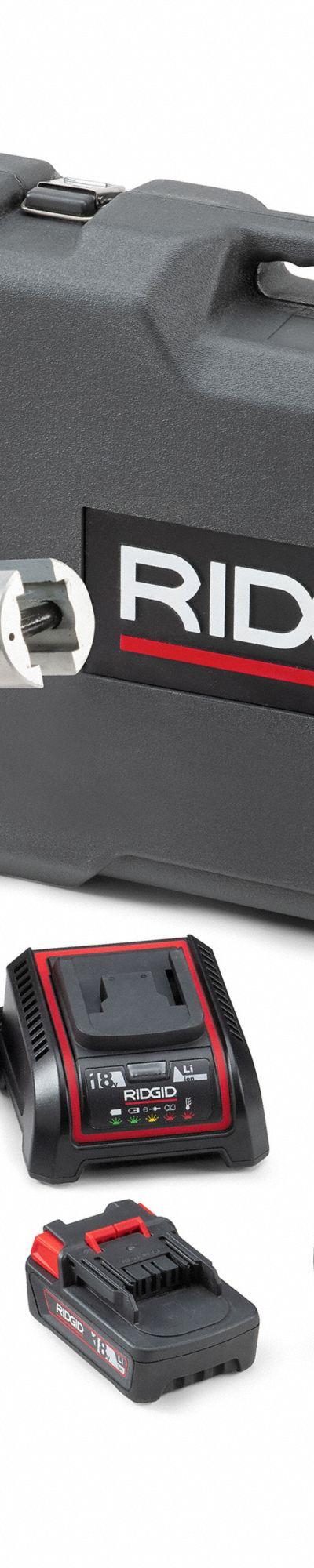 RIDGID Cordless Press Tool Kit: Extended/Std - Ridgid Press Fitting Tools