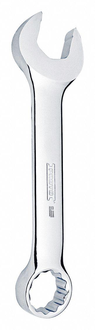 PROTO Combination Wrench: Alloy Steel, Chrome, 1 1/16 in Head Size, 6 1/2 in Overall Lg - SAE 12-Point Combination Wrenches