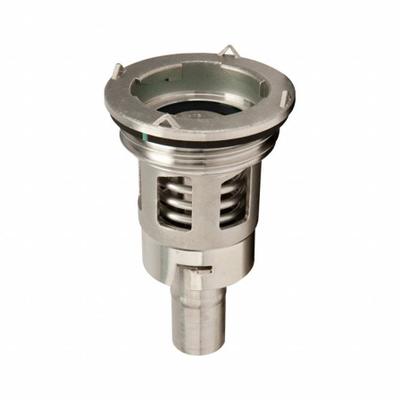 PIUSI Valve Assembly: Container Valve, Stainless Steel, 2 1/2 in RSV, 9/16 in Downtube Lg - Container Valves for DEF