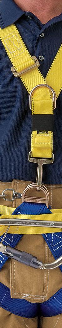 GEMTOR Rescue Harness: III, Nylon, 36 in Waist Size (Min), 50 in Waist Size (Max) (MPN 543CH3-2M). Key specifications — Brand: GEMTOR; Standards: NFPA 1893; Hardware Material: Steel; Webbing Materials: Nylon; Back D-Ring: Yes; Class: III; Color: Blue; Front D-Ring: Yes.