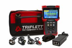 TRIPLETT IP and HD Camera Tester: Ethernet Service Detection/PTZ Control Test/Video Transmission (MPN CamView IP Pro-D). Key specifications — Compatible Camera Systems: TVI; Brand: TRIPLETT; Display Screen Type: LCD; For Use With: DHCP; Input Type: RJ45; Testing Functions: Video Transmission.