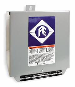 FRANKLIN ELECTRIC Pump Control Panel: Simplex, Single Phase, 230V AC, 13.2 A, No Switch Included, 3R (MPN 2823018310). Key specifications — Current: 13.2 A; Rated Voltage: 230V AC; Intrinsic Safety: Not Specified Intrinsically Safe; Brand: FRANKLIN ELECTRIC.
