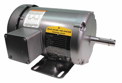 BALDOR General Purpose Motor: Rigid Base Mount, Totally Enclosed Fan Cooled, 1/3 hp - Rigid Base 3-Phase General Purpose AC Motors