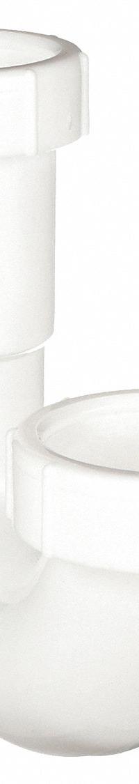 APPROVED VENDOR Bend: Plastic, White, 1 1/2 in_1 1/4 in Nominal Pipe Size, 5 1/2 in Overall Lg, Slip (MPN 1PNX3). Key specifications — Includes: Washers; Includes Cleanout: No; Brand: APPROVED VENDOR; Material: Plastic.