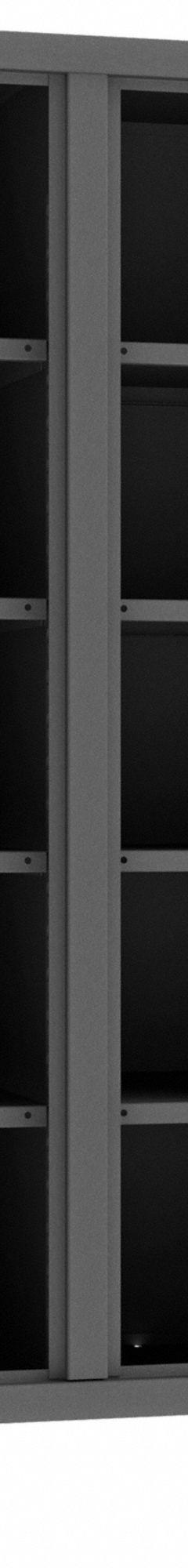 DURHAM MFG Storage Cabinet: 36 in x 24 in x 78 in, 8 Adj Shelves, 2 Doors, Legs, Gray, Assembled (MPN HDDS243678-8S95). Key specifications — Brand: DURHAM MFG; Base Type: Legs; Cabinet Color: Gray; Frame Assembled: Assembled.