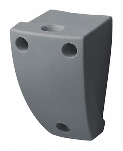 WALDMANN Wall Mount: Black, Wall Bracket, Bracket, Plastic - Accessories & Replacement Parts for Magnifier Lights