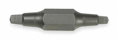 KLEIN TOOLS Double Ended Driver Bit: Imperial, Hand, #1 – Square Bit Size and Type Side 1 - Double-Ended Driver Bits