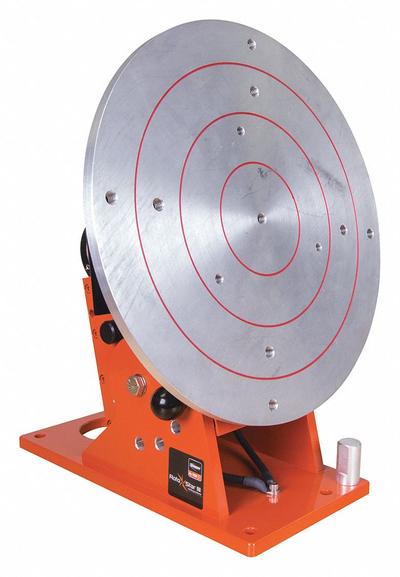 FEIN Welding Positioner: 16 in Turntable Dia, 250 lb Vertical Load Capacity - Fixed-Speed Rotary Welding Positioners with Turntable