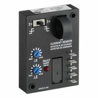 DAYTON Adjustable Current Sensing Relay: Surface Mounted, 10 A Current Rating, 240V AC, Tab (MPN 6C057). Key specifications — Adjustment Method: Switch; Electrical Connection: Quick Connect Tabs; Monitored Parameters: Undercurrent; Mounting Style: Surface; Status Indicator: LED Indicator; Trip Point: 2 to 20 A; Trip Point Type: Adjustable; Brand: DAYTON.