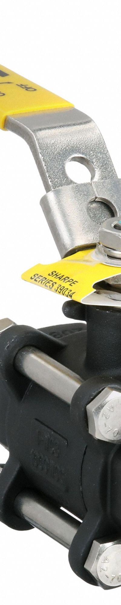 SHARPE Manual Two-Way Ball Valve: 1 in - Carbon Steel Ball Valves