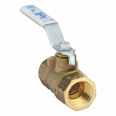 APOLLO Manual Two-Way Ball Valve: 1/2 in, Brass, Straight, FNPT x FNPT - Brass Ball Valves