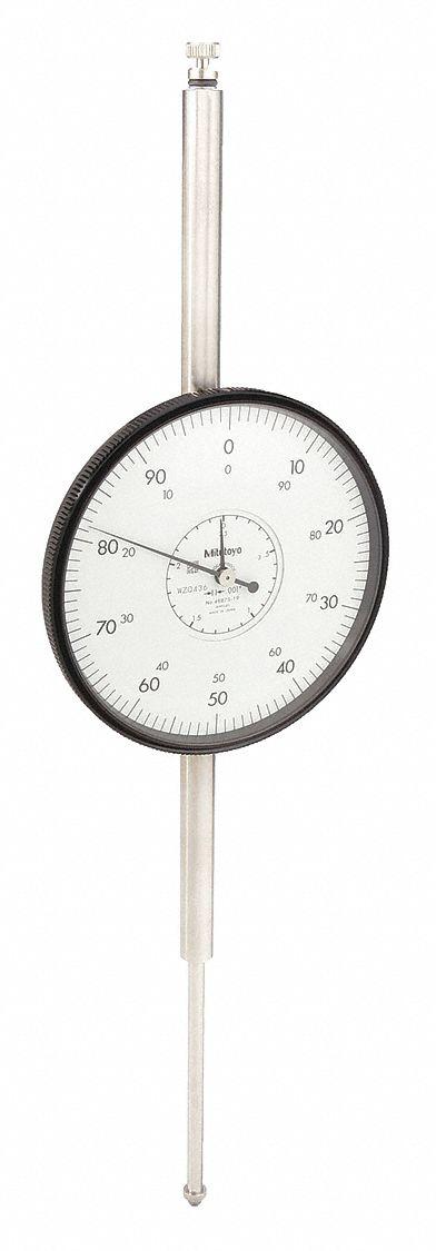 MITUTOYO Dial Indicator - Continuous Reading Back Lug Dial Indicators