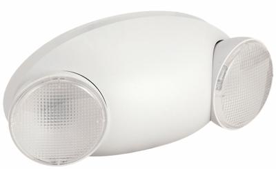 FULHAM Emergency Light: LED, Damp Location Rated, 0.54 W Lamp Watt, 120/277V AC - Plastic Emergency Lights