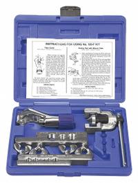 IMPERIAL Flaring and Cutting Kit: Single 45 Degree, Aluminum/Brass/Copper/Steel, Tool Case, Case (MPN 120-F). Key specifications — attr470063: Tool Case; attr470064: Yes; attr514815: Copper; attr542239: Case; attr542240: Cutting and Flaring Kit; attr447992: 120-F; attr447995: IMPERIAL.