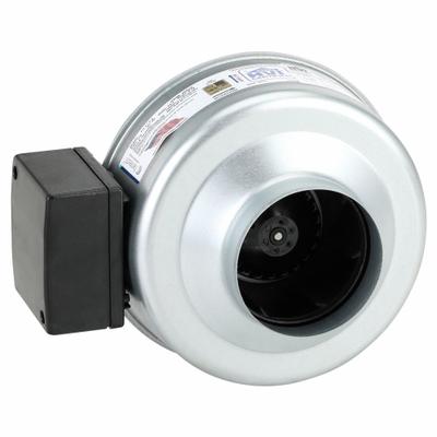 FANTECH In-Line Duct Fan: 135 cfm Max., 4 in Duct, 20 W, 120V AC, 1 Ph, IP44 - General Purpose Inline Duct Fan Kits