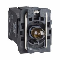 SCHNEIDER ELECTRIC Lamp Module: 22 mm Size, Clear, Incandescent, 480 V AC/DC Rating, Transformer (MPN ZB5AV8). Key specifications — Compatible Operator: Selector Switch; Compatible with Series: XB5; Terminal Connection Type: Screw Clamp Terminals; Brand: SCHNEIDER; Manufacturer Part Number: ZB5AV8; Includes Bulb: Bulb Included.