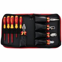 WIHA Insulated Tool Kit: Insulated, 10 Total Pcs, Tool Case (MPN 32891). Key specifications — attr541600: (1) Long-Nose Pliers; attr541603: None; attr541599: (1) Cable Cutter; attr541604: (1) Wire Stripper; attr541515: WIHA; attr548994: (3) Phillips Screwdrivers.