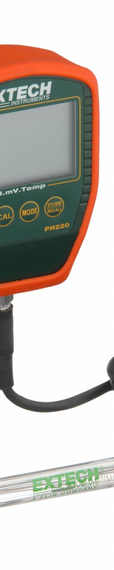 EXTECH pH Meter: Millivolt/pH/Temp - Handheld pH Meters
