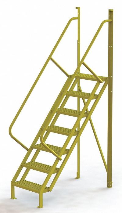 TRI-ARC Configurable Platform Ladder: 9.3 ft Overall Ht, 30 in Overall Wd, 20 in Overall Dp - Base Ladders & Stairs