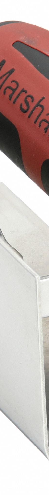 MARSHALLTOWN Corner Trowel: Stainless Steel, 6 in Blade Lg, 2 1/2 in Blade Wd, DuraSoft (MPN 66SSD). Key specifications — attr1018582: Inside Corner; attr1004985: Trowel; attr1004984: MARSHALLTOWN; attr1004993: DuraSoft.