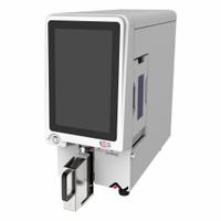FOUR E'S SCIENTIFIC UV Laser Slide Printer: 12 5/8 in Overall Lg, 7 7/8 in Overall Wd, 100 Capacity (MPN UVP201001). Key specifications — Interface Type: VGA Connection; Brand: FOUR E'S SCIENTIFIC; LIMS/HIMS Compatible: LIMS and HIMS Compatible; Printer Type: UV Laser.