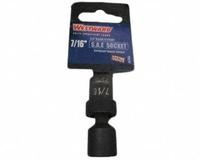 WESTWARD Impact Socket: 1/4 in Drive Size, SAE, 7/16 in Socket Size, 6-Point, Std (MPN 4LYD5). Key specifications — attr1215501: WESTWARD; attr1215515: Manganese Phosphate; attr1215518: 7/16 in.