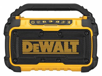 DEWALT Speaker: Speaker, 20V MAX*, Auxiliary/Bluetooth/USB, USB - DEWALT Jobsite Radios & Speakers