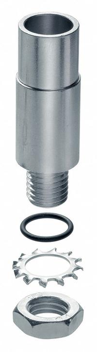 WERMA Panel Mount Adapter: Tower Light Adapter, For KombiSIGN 71/72, 3 1/4 in Overall Ht, 96000025. Key specifications — attr1056662: WERMA; attr1056663: KombiSIGN 71/72; attr1056670: Silver; attr1056675: Threaded Mount; attr1056661: 96000025; attr1056673: Screw.