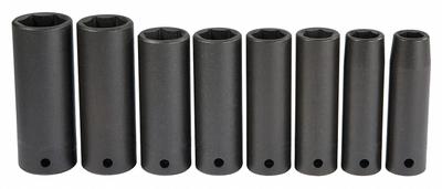 PROTO Impact Socket Set: 1/2 in Drive Size, Small Set (0-50 pieces) Set Size - SAE Impact Socket Sets