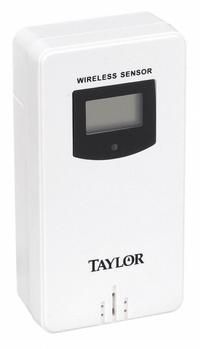 TAYLOR Wireless Remote Sensor: -4°F to 140°F /-20°C to 60°C, 200 ft Transmission, Battery (MPN 1739). Key specifications — Transmission Range: 200 ft; Brand: TAYLOR.
