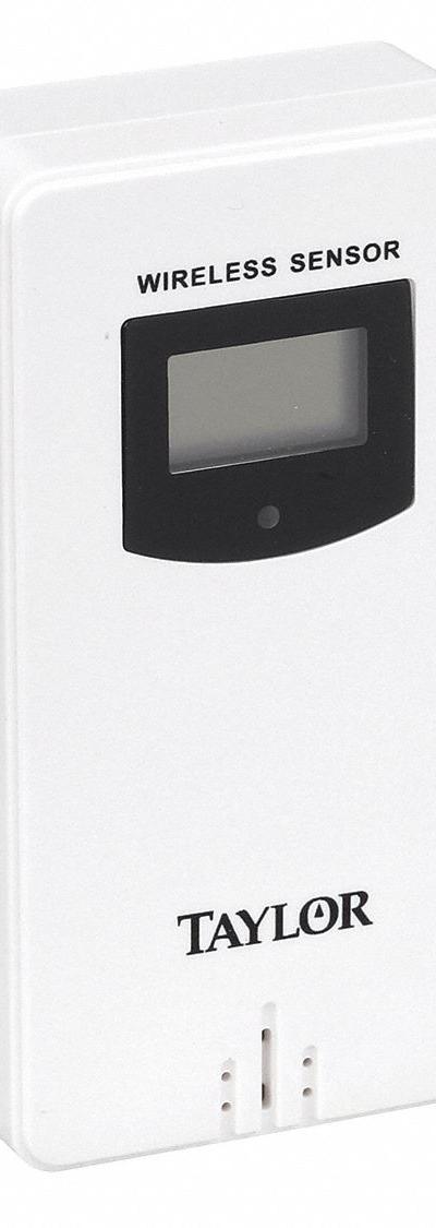 TAYLOR Wireless Remote Sensor: -4°F to 140°F /-20°C to 60°C - Remote-Transmitting Temperature & Humidity Sensors