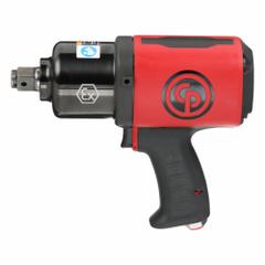 CHICAGO PNEUMATIC Air Impact Wrench: Compact, 3/4 in Drive, Pistol-Grip, Square, Std, Light Duty (MPN CP6768EX-P18D). Key specifications — attr1321013: NPT; attr1321026: ATEX Certified; attr1321019: Compact; attr1321030: CHICAGO PNEUMATIC; attr1321012: Standard; attr1321025: Square.