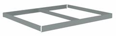 TENNSCO Shelf: 60 in x 48 in, 2,250 lb Load Capacity, Gray, Shelf (MPN ZLCS-6048). Key specifications — Includes: (4) Beams; Shelf Configuration: Single Straight; Color: Gray; Frame Material: Steel; Brand: TENNSCO; Frame Finish: Zinc Plated; Product Type: Shelf.