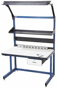PRO-LINE Workstation: Adj Ht, Laminate, 60 in x 30 in, 850 lb Overall Load Capacity, Blue, Laminate (MPN BIB20). Key specifications — Brand: PRO-LINE; Height Adjustability: Adjustable Height.