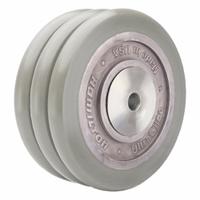 HAMILTON Caster Wheel: 8 in Wheel Dia., 3 in Wheel Wd, Polyurethane, 4,000 lb Load Rating, Aluminum (MPN W-830-SWC95-1). Key specifications — Brand: HAMILTON; Tread Shape: UltraGlide; Wheel/Tread Color: Gray.