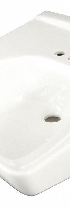 TOTO Bathroom Sink: LT308 Wheelchair Users Lavatory, White, Vitreous China, 29 1/8 in Overall Lg (MPN LT308.4#01). Key specifications — Series: LT308 Wheelchair Users Lavatory; Includes: Wall Hanger; Color: White; Brand: TOTO; Sink Type: Bathroom; Material: Vitreous China; Sink Material: Ceramic.