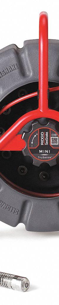 RIDGID Pipe Inspection Camera Reel: SeeSnake®, 200 ft Lg., 8 in Max. Pipe Dia., Fixed, 0 Batteries (MPN 63633). Key specifications — attr533196: Interconnect Cable; attr533197: SeeSnake®; attr553412: Included; attr529323: CS6X; attr529308: 63633.
