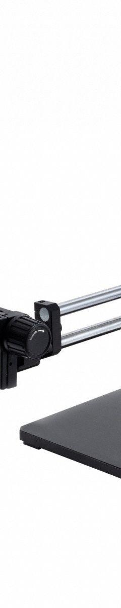 ACCU-SCOPE Microscope: Stereo, Trinocular, 0.67X to 4.5X, 22 mm Optical Field of View, 10 in x 10 in (MPN 3076-BBS). Key specifications — attr1026089: Ball Bearing Boom; attr1026045: 10 in x 10 in; attr1026048: ACCU-SCOPE; attr1026055: Yes; attr1026068: 10X; attr1026078: 0.67X to 4.5X; attr1026095: 100 mm.