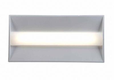 LUMINATION Recessed Troffer: 4 ft Lg, 2 ft Wd, 4,800 lm, 4000K, 43 W, 120 to 277V AC - 2 ft. x 4 ft. LED Center-Basket Troffers