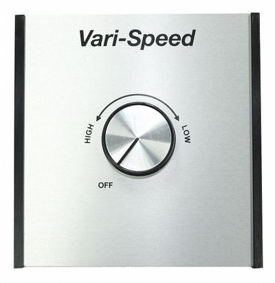 VES ENIRONMENTAL SOULTIONS Speed Control: Dial, SPST, 3 Switches or Dials, 277V AC, Aluminum Plate - Dial Fan Speed Controls