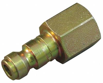 HANSEN Quick Connect Hose Coupling: 1/4 in Body Size, 1/4 in Hose Fitting Size - Universal Interchange Steel Quick-Connect Air Coupling Plugs