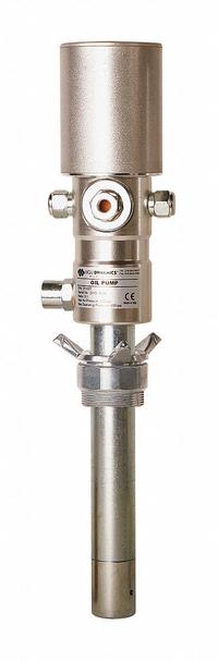 LIQUIDYNAMICS INC. Air Drum Pump: Stub Pump, 5:1, 4 gpm Max. Flow Rate, 14,000 cps Max. Viscosity (MPN 21100T-S2). Key specifications — Brand: LIQUIDYNAMICS INC.; Suction Tube Material: Steel.