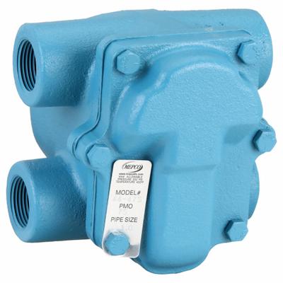 MEPCO Steam Trap: Cast Iron, 1 in FNPT, 1,650 lb/hr, 75 psi Max., 450°F Max. - Cast Iron H-Pattern Float & Thermostatic Steam Traps