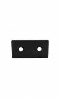 T-Slot Framing System Slot Covers and End Caps: 15 Series, Inch, 3 in x 13/64 in x 1 1/2 in, Black (MPN 2045-PLAIN-1). Key specifications — Finish: Matte; Product Type: End Cap; Material: ABS; Manufacturer Part Number: 2045-PLAIN-1; Brand: 80/20; System of Measurement: Inch.