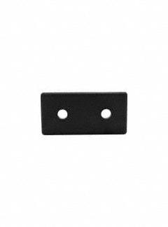 T-Slot Framing System Slot Covers and End Caps: 15 Series, Inch, 3 in x 13/64 in x 1 1/2 in, Black (MPN 2045-PLAIN-1). Key specifications — Finish: Matte; Product Type: End Cap; Material: ABS; Manufacturer Part Number: 2045-PLAIN-1; Brand: 80/20; System of Measurement: Inch.