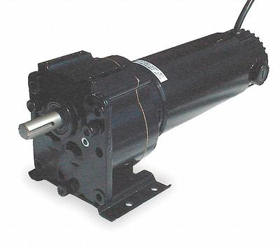 Dayton Gearmotor: Parallel, 90V DC, TENV, 350 RPM, 40 in-lb Max Torque - Parallel Shaft DC Gearmotors